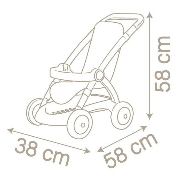 Nukkevaunut Smoby Stroller (58 cm)