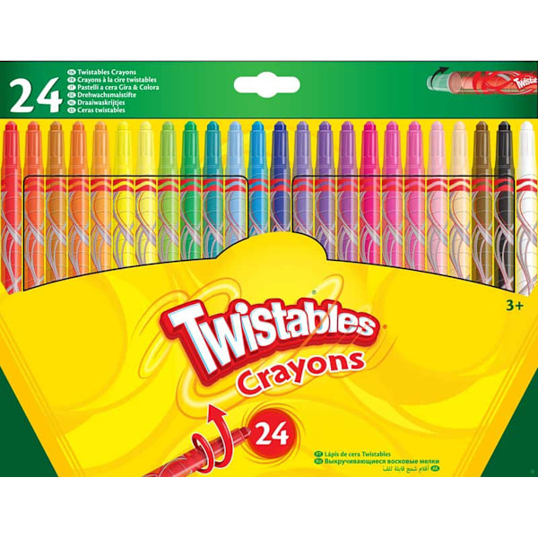 CRAYOLA 24 TWISTABLES CRAYONS