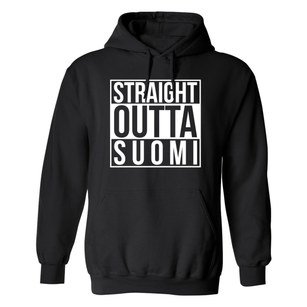 Straight Outta Suomi - Hættetrøje / Sweater - KVINDER Svart - M