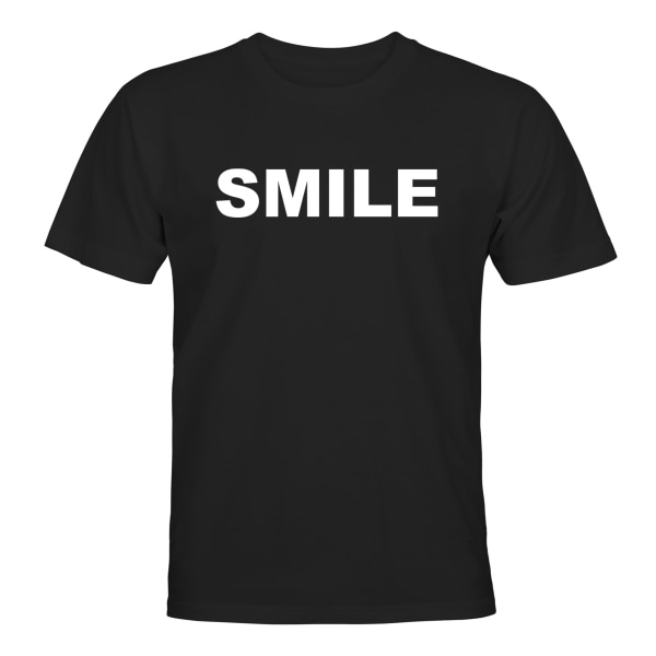 Smil - T-SHIRT - MÆND Svart - S