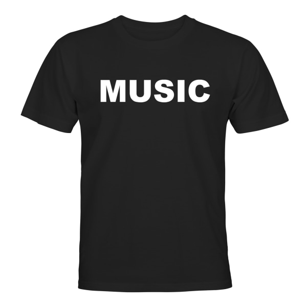 Musikk - T-SHIRT - HERRE Svart - M