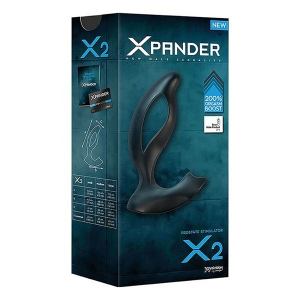 Xpander X2 Silikon Noir Prostata Stimulator Joydivision 5152800000 (10,5 cm) Svart