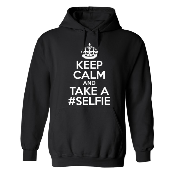 Keep Calm And Take A Selfie - Hættetrøje / Sweater - KVINDER Svart - S
