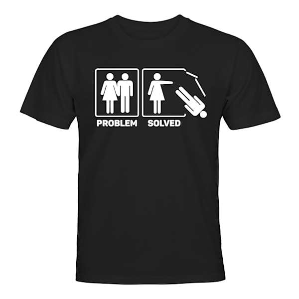 Problem Solved Pojkvän - T-SHIRT - UNISEX Svart - S