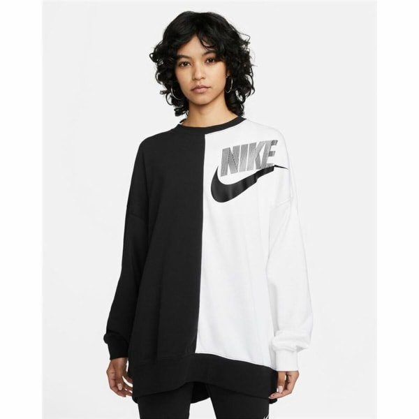 Hettegenser Nike Sportswear for kvinner Hvit Svart S