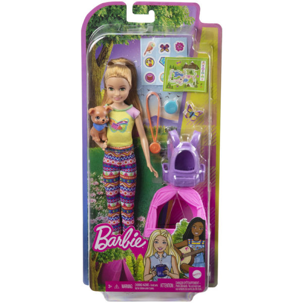 Barbie Camping Stacie dukke og tilbehør