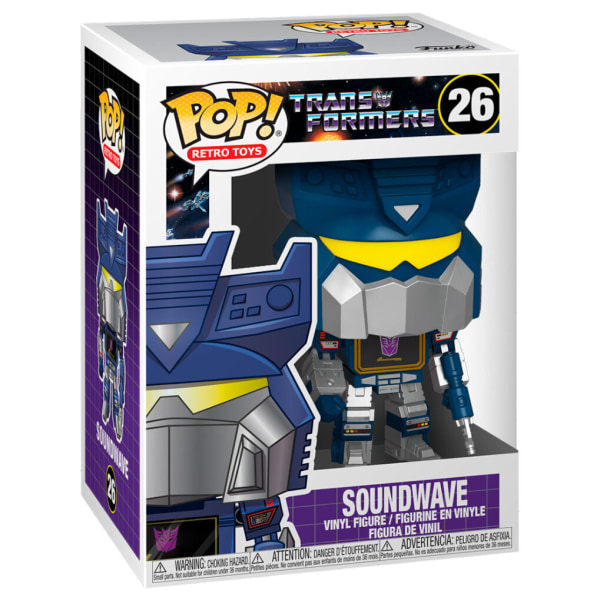 POP figure Transformers Soundwave