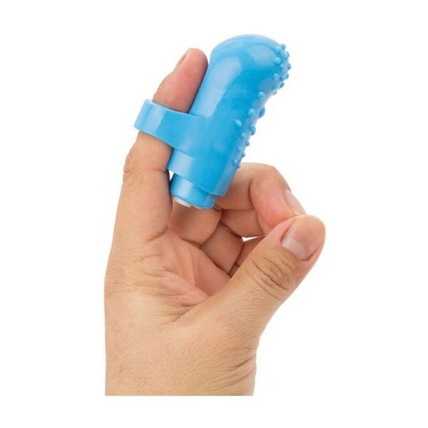 Charged FingO Finger Vibrator Blue The Screaming O Charged Blue