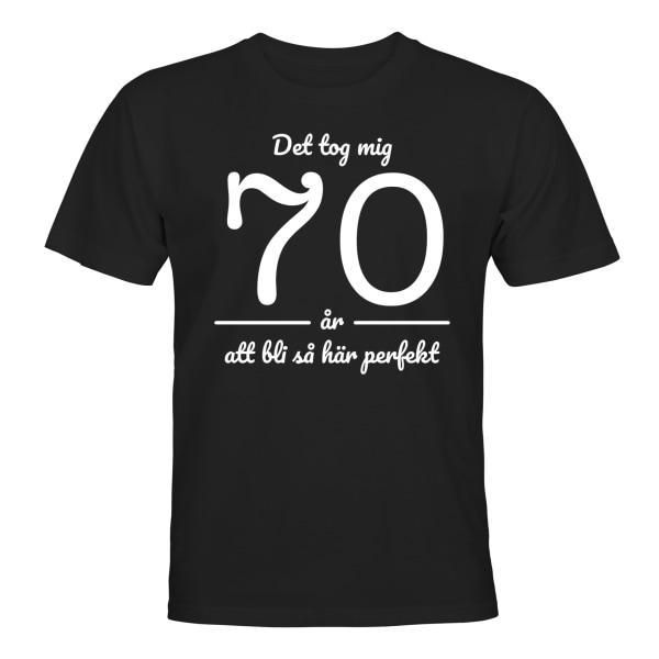 Det tok meg 70 år - T-SHIRT - HERRE Svart - M