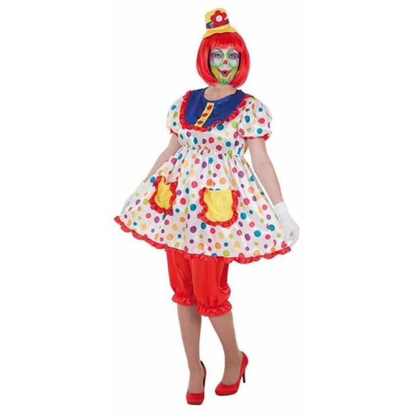 Maskeraddräkt vuxna Tina Kvinnlig clown M/L (3 Delar)