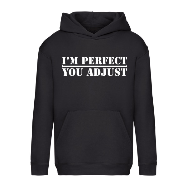 Im Perfect You Adjust - Hoodie / Tröja - BARN svart Svart - 128