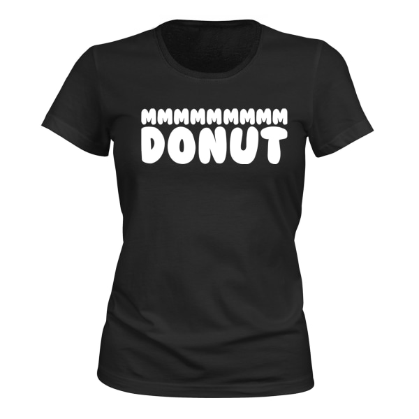mmm Donut - T-SHIRT - DAME sort XL