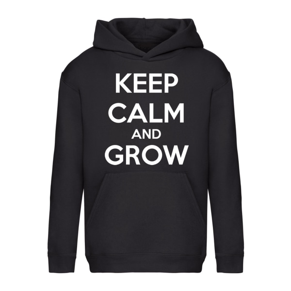 Keep Calm And Grow - Hettegenser / Genser - BARN svart Svart - 116