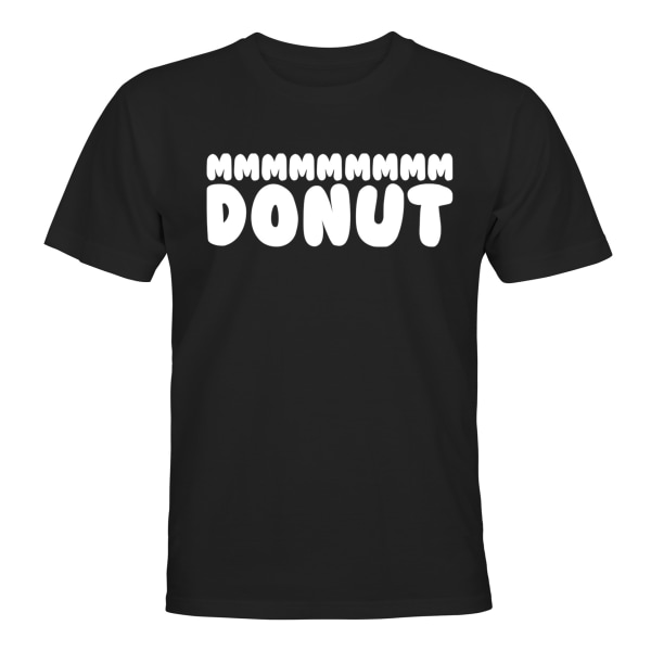 mmm Donut - T-SHIRT - MÆND Svart - M