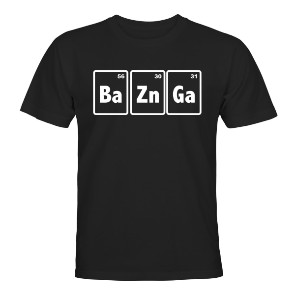 Ba Zn Ga - T-SHIRT - HERR Svart - L