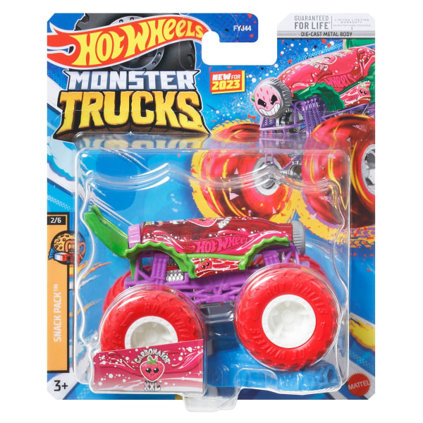 HOT WHEELS MONSTER TRUCKS 1:64 Snack Pack