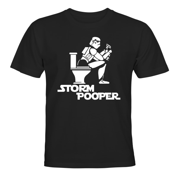 Stormpooper - T-PAITA - LAPSET musta Svart - 118 / 128