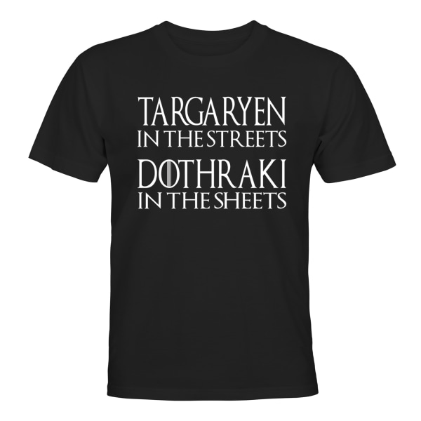 Dothraki i The Sheets - T-SHIRT - MÆND Svart - M