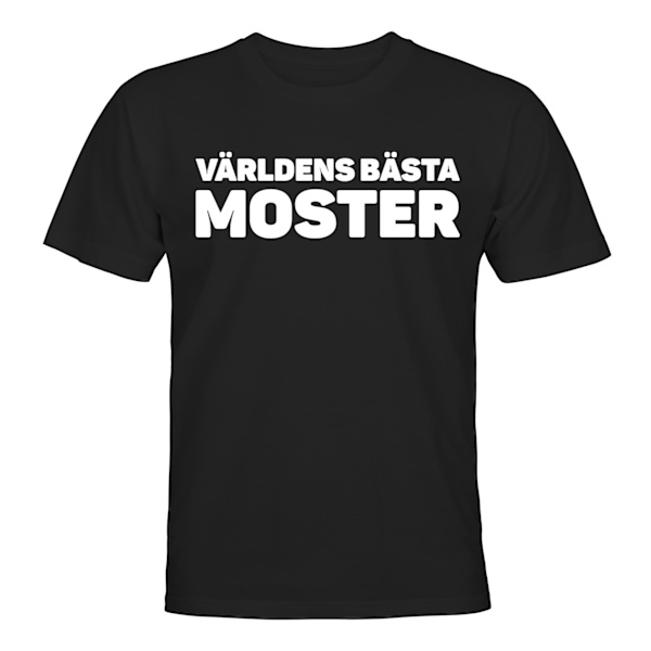 Världens Bästa Moster - T-SHIRT - UNISEX Svart - L