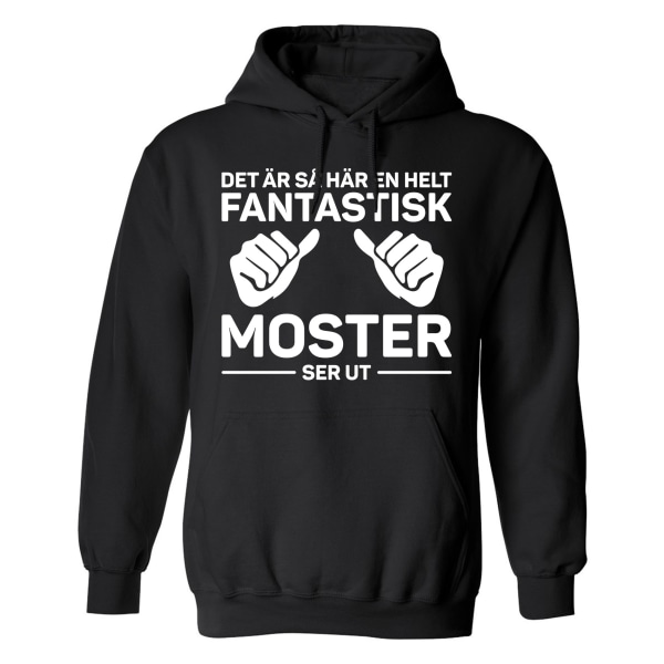 Fantastisk Moster - Hoodie / Tröja - DAM Svart - 3XL