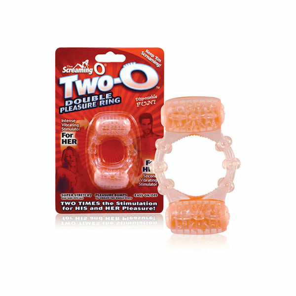 Ring vibrator The Two O The Screaming O SCTWOO Orange Pink