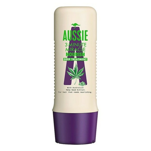 Nærende hårindpakning Aussie 3 Minute Miracle Nourish Antifrizz 250 ml