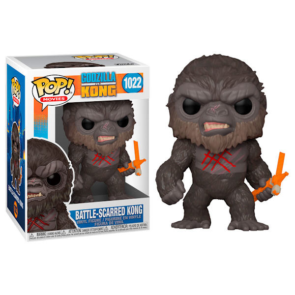 POP figure Godzilla Vs Kong Battle Scarred Kong