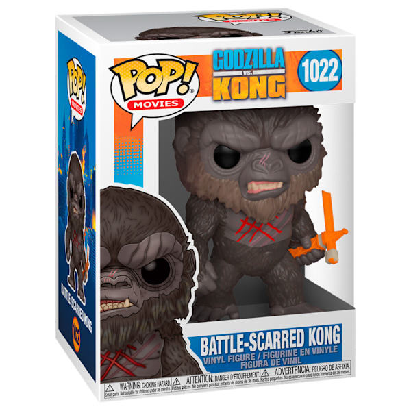 POP figure Godzilla Vs Kong Battle Scarred Kong