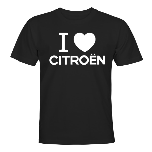 Citroen - T-SHIRT - HERRE Svart - L