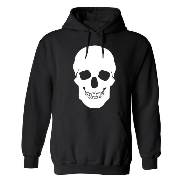 Skull - Hættetrøje / Sweater - UNISEX Svart - 5XL