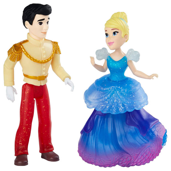 Disney Princess Cinderella Royal Clips set 2 figures 9cm