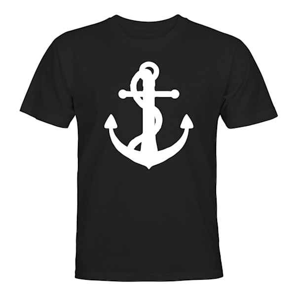Anker - T-SKJORTE - UNISEX Svart - 2XL