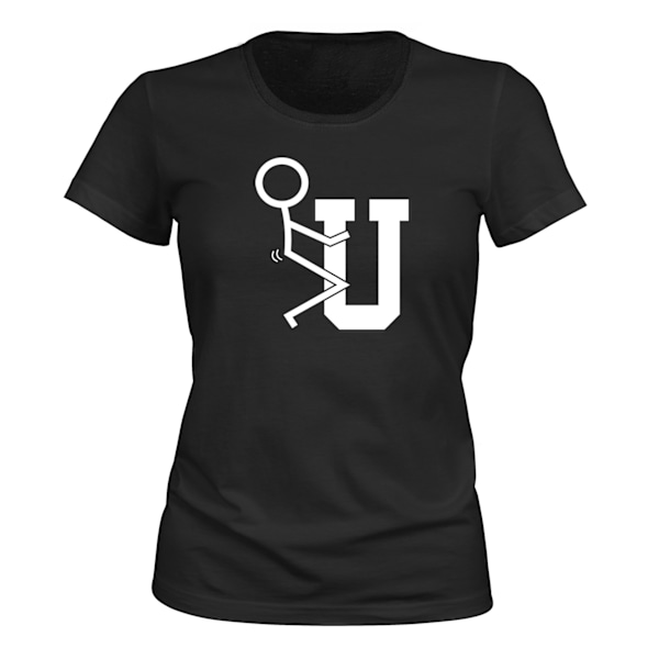 F*** U - T-SHIRT - DAME sort S