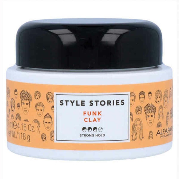 Blød voks for fasthed Style Stories Alfaparf Milano Funk Clay (100 ml)