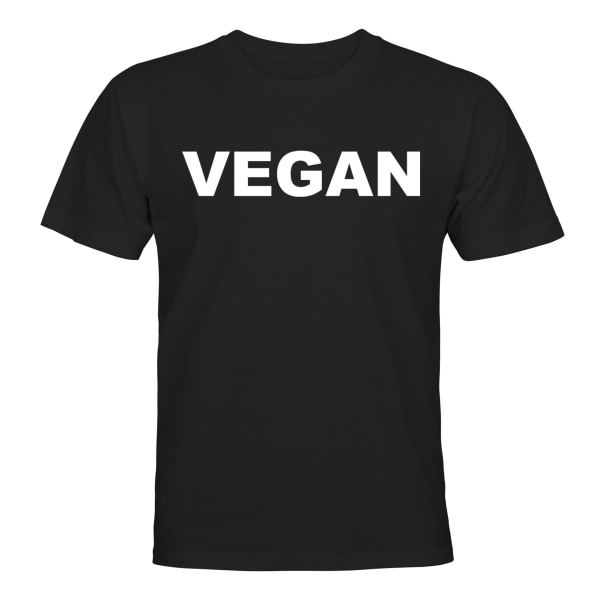 Vegaani - T-PAITA - UNISEX Svart - 3XL