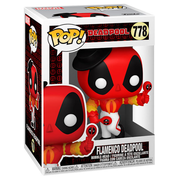 POP figure Marvel Deadpool 30th Flamenco Deadpool