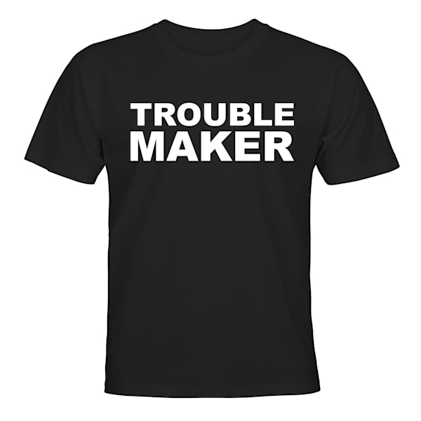 Troublemaker - T-PAITA - LAPSET musta Svart - 118 / 128