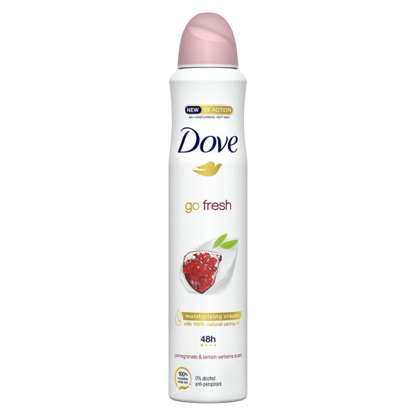 Deodorantspray Dove Go Fresh Granateple Sitron 200 ml