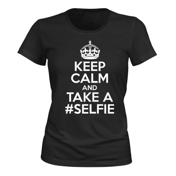 Keep Calm And Take A Selfie - T-SHIRT - DAM svart XXL