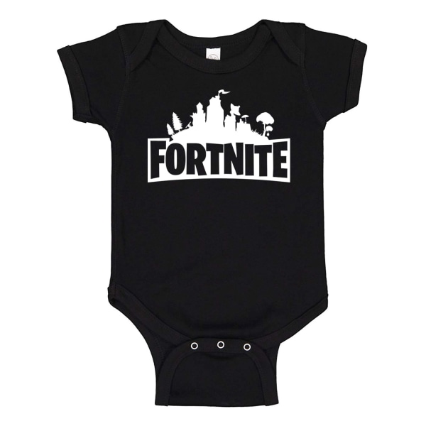 Fortnite - Babykropp svart Svart - 24 månader