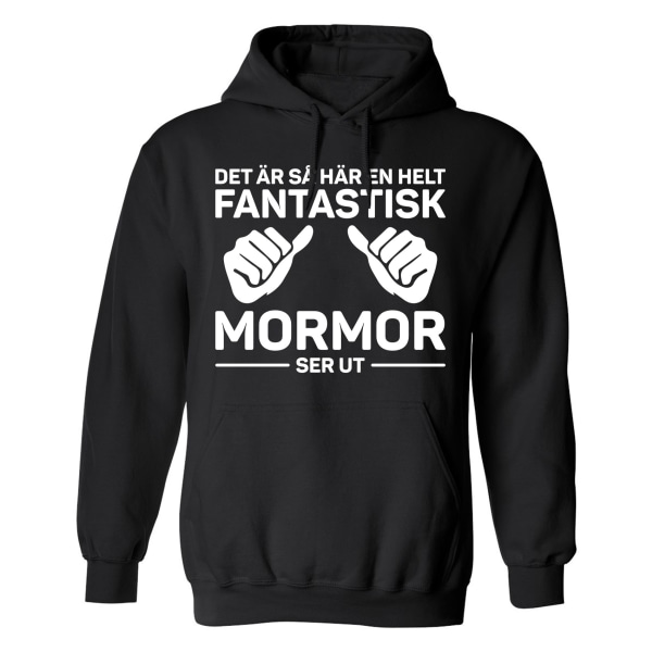 Fantastisk bestemor - Hettegenser / Genser - UNISEX Svart - M