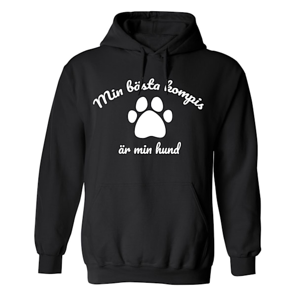 Min Basta kompis Ar Min Hund - Hoodie / Tröja - UNISEX Svart - 5XL