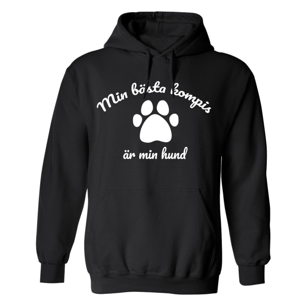 My Best Friend Is My Dog - Hættetrøje / Sweater - KVINDER Svart - 4XL