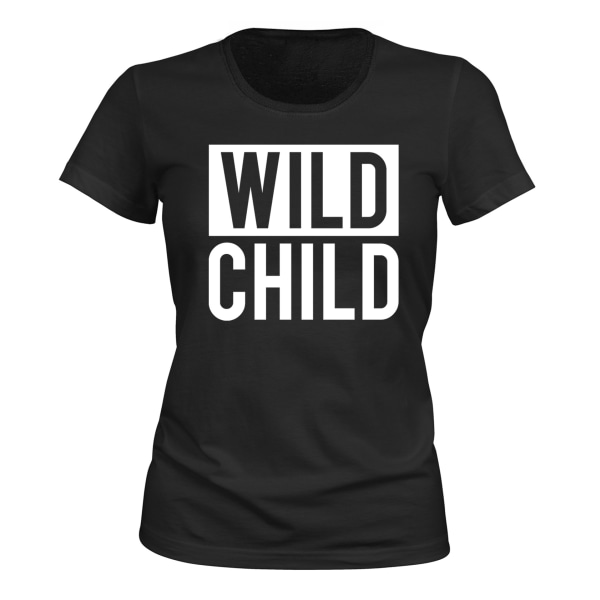 Wild Child - T-SHIRT - DAM svart M