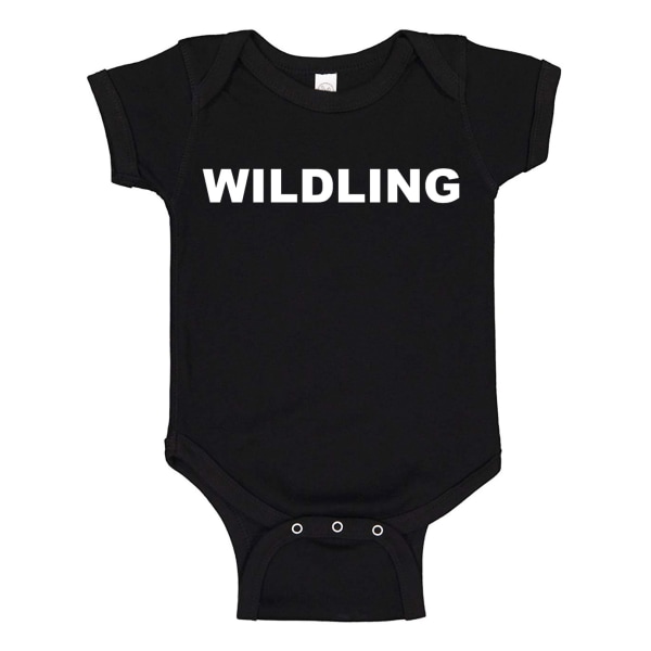 Wildling Game Of Thrones - Baby Body musta Svart - Nyfödd