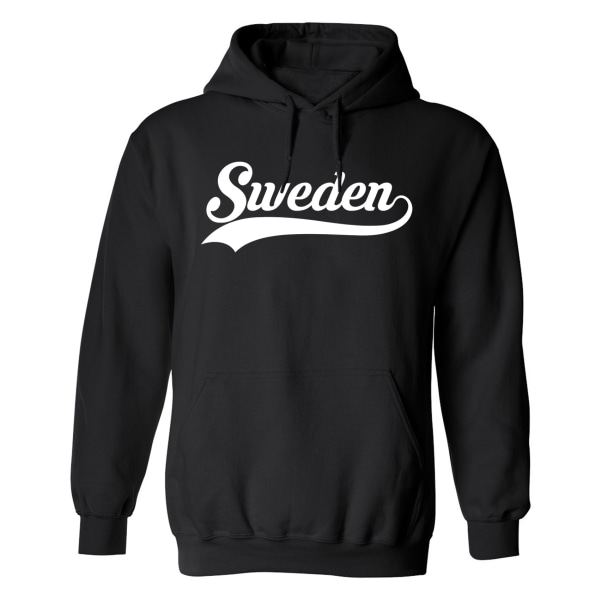 Sverige - Hættetrøje / Sweater - KVINDER Svart - 4XL