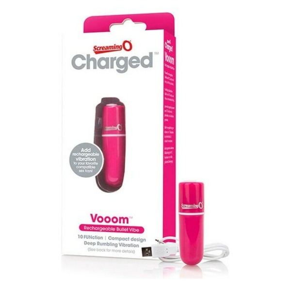 Ladet Vooom Klitoral Vibrator Rosa The Screaming O Charged