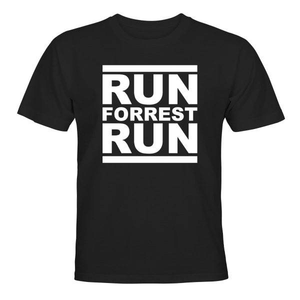 Juokse Forrest Run - T-PAITA - LAPSET musta Svart - 130 / 140