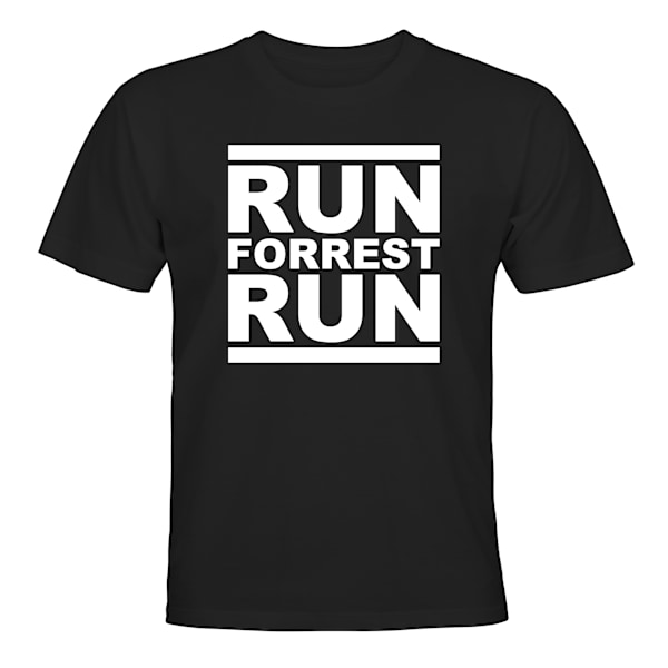 Juokse Forrest Run - T-PAITA - LAPSET musta Svart - 86 / 94