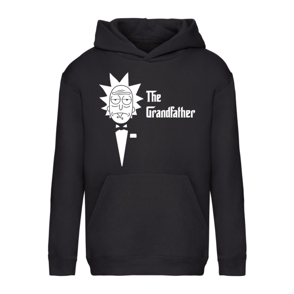 Rick And Morty The Grandfather - Hættetrøje / Sweater - BØRN sort Svart - 128